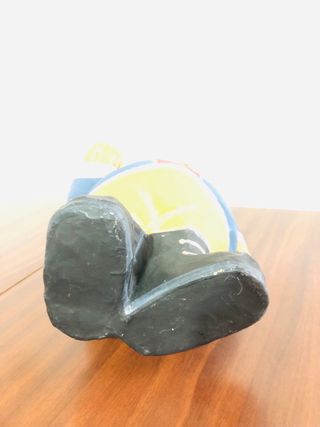 Orso artigianale in cartapesta