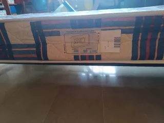 Somier metálico con láminas de madera de 90