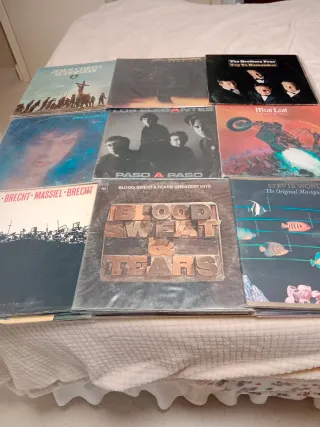 Lote de 140 Vinilos Pop Rock, oferta