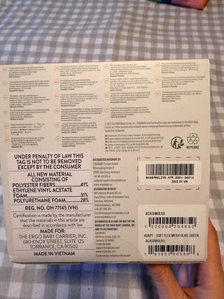 Mochila Portabebés Ergobaby Verde