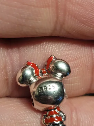 Pulsera Pandora Disney Mickey Minnie Plata