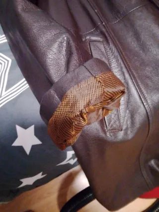 Abrigo Piel Cabra Marrón 3/4 Caballero