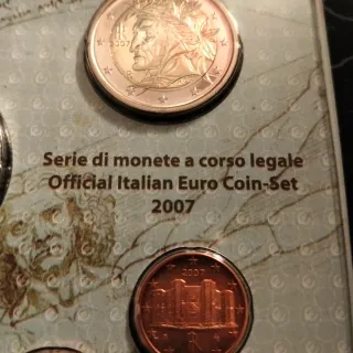 Divisionale Italia 2007 con medaglia argento