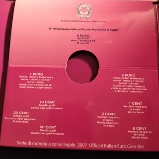 Divisionale Italia 2007 con medaglia argento