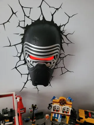 Lámpara 3D Star Wars Kylo Ren.