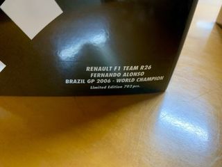 Renault R26 1/18 WC Fernando Alonso Minichamps