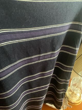 Polo H&M Rayas Azul y Morado Talla M