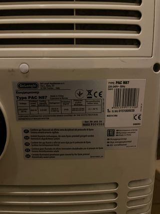 Aire Acondicionado Portátil De'Longhi Pinguino