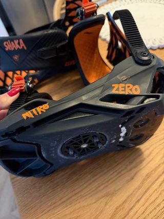 Fijaciones Snowboard Nitro Zero Shaka Brah!