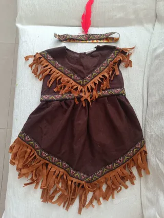 Disfraz INDIA adulta Talla M/L Y Niña 3 a 6