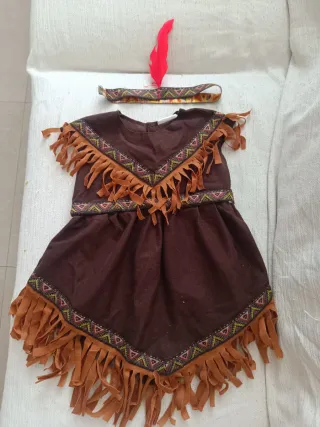 Disfraz INDIA adulta Talla M/L Y Niña 3 a 6