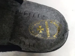 Zapatillas de casa hombre cuadros talla 40