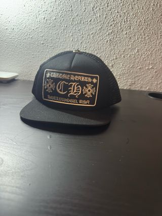 Gorra Chrome Hearts Negra Ajustable