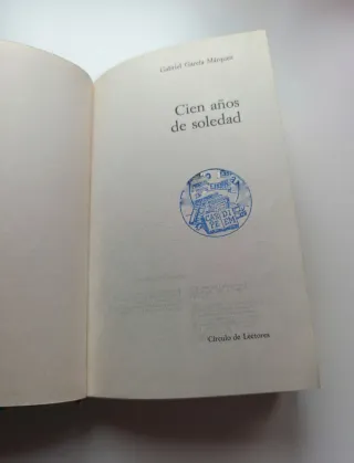 Libro Cien años de Soledad