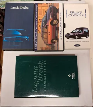 Lote de videos VHS Presentaciones de coches