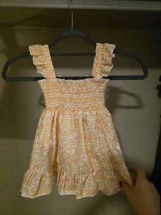 Vestido niña verano, talla 86, estilo boho, NUEVO
