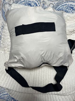 Abrigo plumífero beige talla S