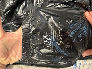 Abrigo plumífero beige talla S