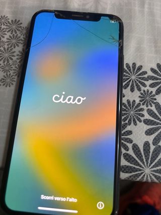 iPhone X Grigio Siderale - Schermo Rotto