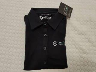 Polo Mercedes Petronas F1 Mujer Negro