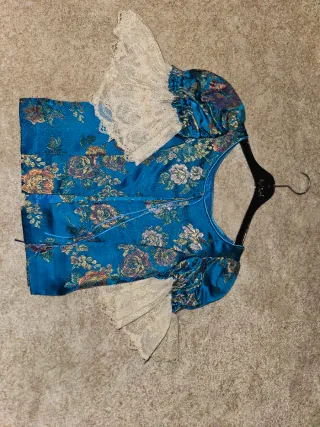 Traje Fallera Niña Azul 7-10 Años