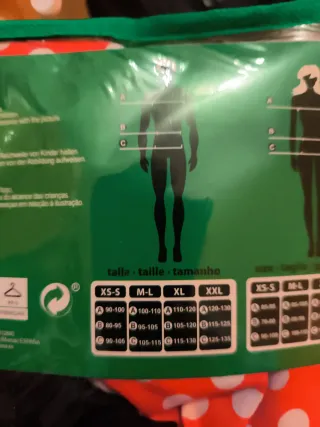 Disfraz Sevillano flamenco Atosa Talla XL