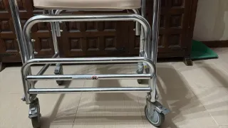 Silla de baño y ducha con ruedas