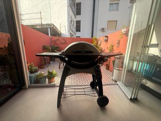 Barbacoa de gas Weber Q Beige/Gris