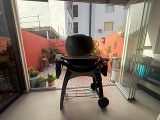 Barbacoa de gas Weber Q Beige/Gris