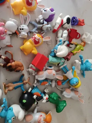 Lote figuras Burger King y McDonald's