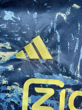 Camiseta Adidas Ajax Azul y Amarillo