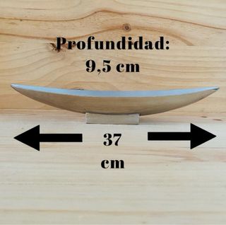 Cuenco decorativo acero