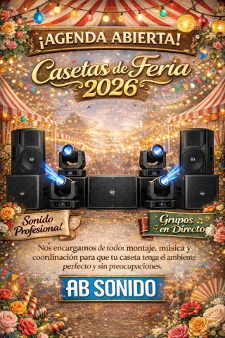 Sonido Profesional para Casetas de Feria