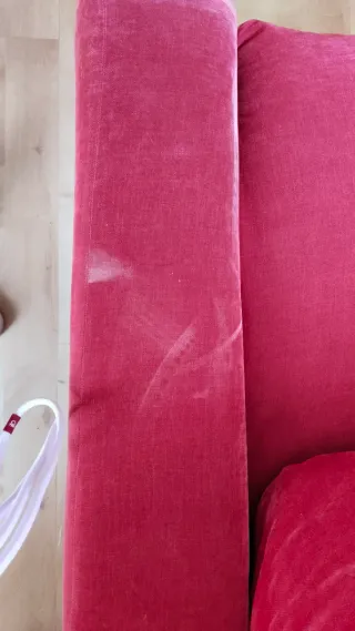 Sofá 3 plazas Teys Mito Rojo