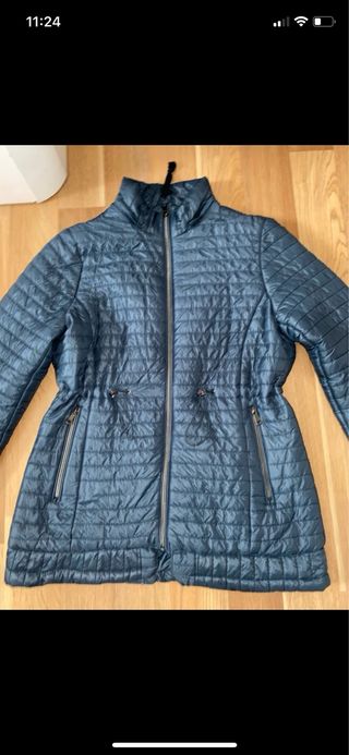 Chaqueta acolchada azul