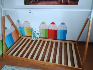 Cama Montessori Infantil + Colchón Nuevo