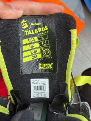 Botas de nieve Salomon Talapus Junior