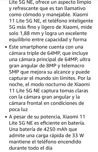 Xiaomi 11 Lite 5G NE.
