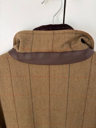 Abrigo Barbour monterías de caza. Lana 100%.