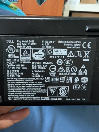 PC Dell Optiplex 3080 i5 / T10 / 16GB | 256 GB SSD