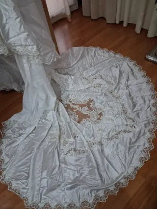 Vestido de Novia Blanco años 80 y 90