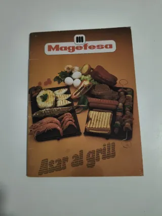 Libro, recetario vintage de Magefesa.