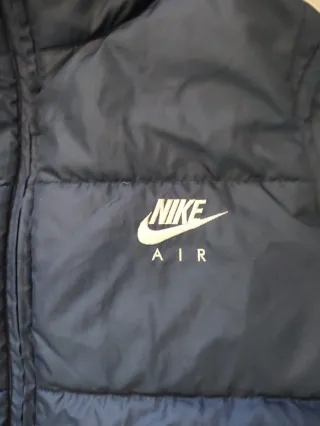 Chaleco Nike Air Puffer Y2K Retro Azul Beige