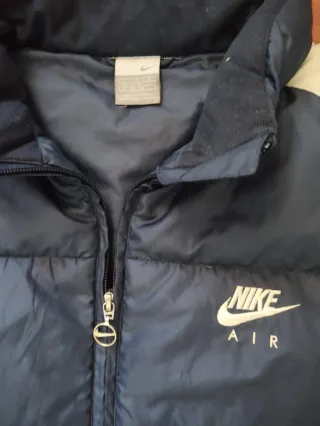 Chaleco Nike Air Puffer Y2K Retro Azul Beige