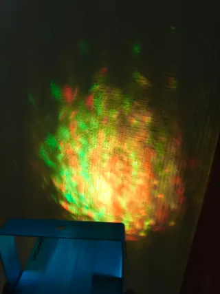 Mini proyector LED azul