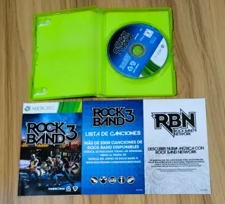 Rock Band 3 Xbox 360 (100% COMPLETO) Verificado