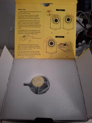 Proyector Galaxia Pro Negro y Blanco