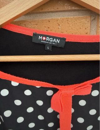 Jersey Morgan lunares coral