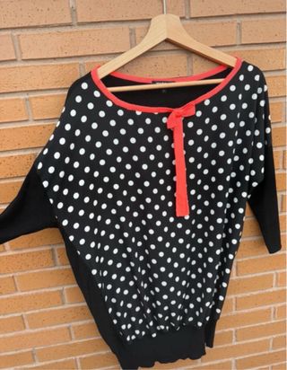 Jersey Morgan lunares coral