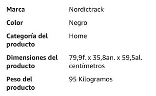 Cinta de correr NordicTrack S20i